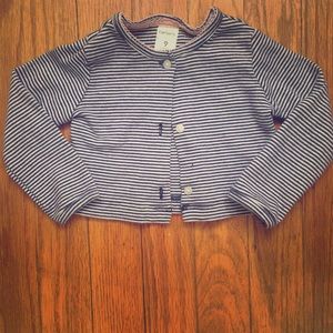 Carter’s striped cardigan